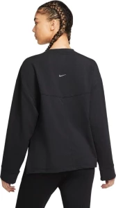 Свитшот женский Nike W NY DF FLC CREW черный DM7030-010