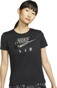Футболка жіноча Nike W NK AIR DF TOP SS чорна DD4342-010