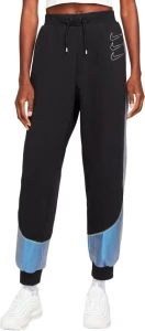 Спортивні штани жіночі Nike W NSW GX MR FLC JGGR OPAL чорно-сині DD5129-010