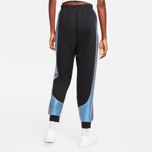 Спортивные штаны женские Nike W NSW GX MR FLC JGGR OPAL черно-синие DD5129-010
