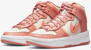Кросівки жіночі Nike WMNS DUNK HIGH UP рожево-білі DH3718-107