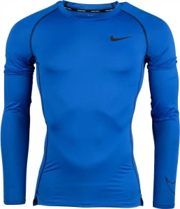 Термобелье футболка Nike M NP DF TIGHT TOP LS голубая DD1990-480
