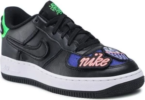Кроссовки детские Nike AF1/1 (GS) черные DH7341-001