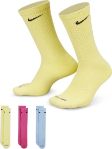 Носки Nike JORDAN U NK EVRY PLUS CUSH CREW 3PR разноцветные SX6888-960