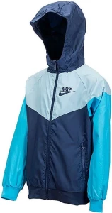 Ветровка детская Nike B NSW WR JKT HD синяя 850443-410