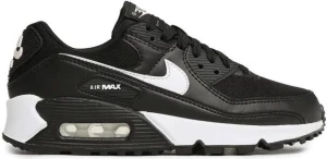 Кроссовки женские Nike AIR MAX 90 черно-белые DH8010-002