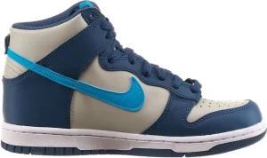 Кроссовки детские Nike DUNK HIGH (GS) серо-синие DB2179-006