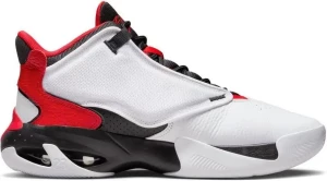 Кросівки баскетбольні Nike JORDAN MAX AURA 4 біло-чорно-червоні DN3687-106