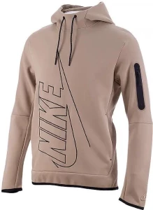 Толстовка Nike FLC GX PO HOODIE бежевая DX0577-247