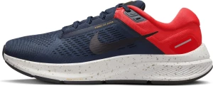 Кросівки бігові Nike AIR ZOOM STRUCTURE 24 темно-синьо-червоні DA8535-403