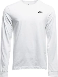 Лонгслів Nike M NSW CLUB TEE - LS білий AR5193-100