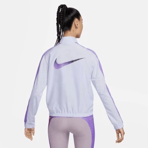 Куртка для бега женская Nike W NK SWSH RUN JKT сиреневая DX1037-536