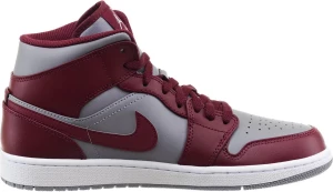 Кросівки Nike AIR JORDAN 1 MID червоно-сірі DQ8426-615