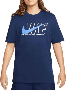 Футболка Nike M NSW TEE SWOOSH BLOCK синяя DZ3276-412
