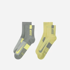 Носки Nike U NK MLTPLIER ANKLE 2PR - 144 разноцветные SX7556-938
