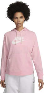 Толстовка женская Nike W NSW GYM VNTG GFX EASY PO HD розовая DM6388-690