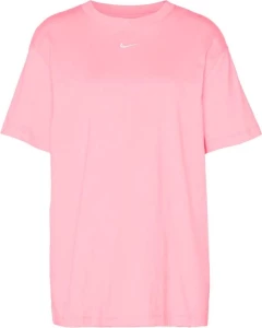 Футболка женская Nike W NSW ESSNTL TEE BF LBR розовая DN5697-611