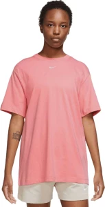 Футболка жіноча Nike W NSW ESSNTL TEE BF LBR рожева DN5697-611