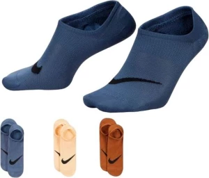 Шкарпетки жіночі Nike U NK EVERYDAY PLUS LTWT FOOTIE різнокольорові (3 пари) SX5277-962