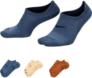 Шкарпетки жіночі Nike U NK EVERYDAY PLUS CUSH FOOTIE різнокольорові (3 пари) DH5463-962