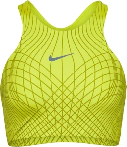 Топ женский Nike W NK DF SWSH HN BRA зеленый DV9994-308