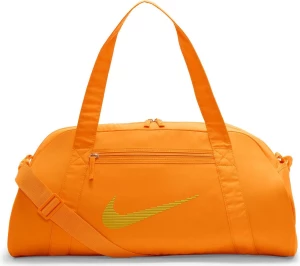 Сумка спортивная женская Nike NK GYM CLUB BAG - SP23 оранжевая DR6974-836