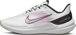 Кроссовки беговые женские Nike WMNS AIR WINFLO 9 бело-черно-розовые DD8686-104