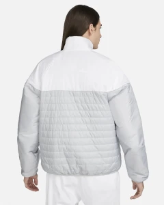 Куртка Nike MIDWEIGHT PUFFER серо-белая FB8195-077