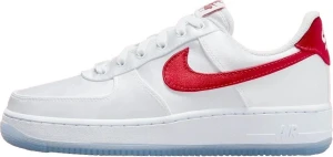 Кросівки жіночі Nike W AIR FORCE 1 07 ESS SNKR біло-червоні DX6541-100