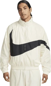 Куртка Nike SWOOSH бежево-чорна FB7877-113