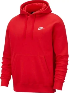 Толстовка Nike CLUB HOODIE PO BB червона BV2654-657