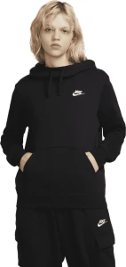 Худи женское Nike CLUB HOODIE STD черное DQ5415-010