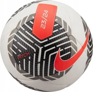 Футбольний м'яч Nike PITCH - FA23 червоно-чорно-білий FB2978-100 Розмір 4