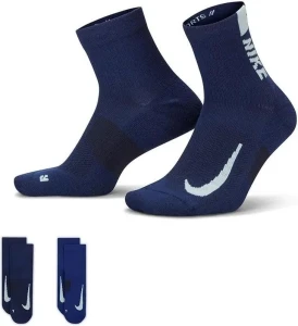 Носки Nike U NK MLTPLIER ANKLE 2PR - 144 синие (2 пары) SX7556-941