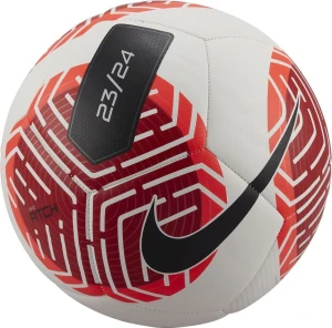 Футбольний м'яч Nike PITCH-FA23 біло-червоний FB2978-101 Розмір 5