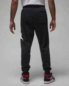 Спортивные штаны Nike M J ESS FLC BASELINE PANT черные FD7345-010