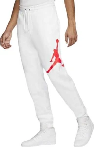 Спортивные штаны Nike M J JUMPMAN LOGO FLC PANT белые BQ8646-100