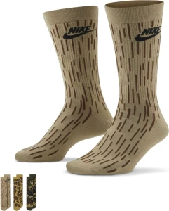 Шкарпетки Nike U NK EVERYDAY ESSENTIAL CREW різнокольорові (3 пари) DH3414-903