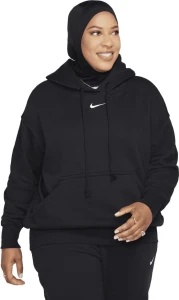 Худи женское Nike NS PHNX FLC OS PO HOODIE черное DQ5860-010