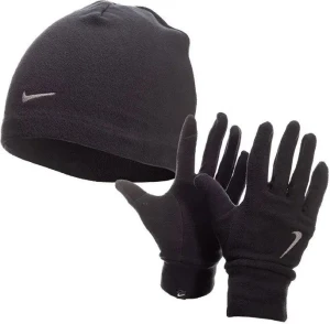 Зимовий набір аксесуарів Nike fleece hat and glove set чорний N.100.2579.082.2S