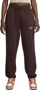 Спортивні жіночі штани Nike NS PHNX FLC HR OS PANT PRNT коричневі FN7716-227