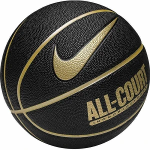 Баскетбольный мяч Nike EVERYDAY ALL COURT 8P черно-золотой Размер 7 N.100.4369.070.07
