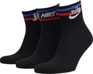 Носки Nike U NK NSW EVERYDAY ESSENTIAL AN 3PR черные (3 пары) DX5080-010