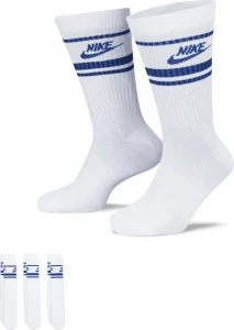 Шкарпетки Nike U NK NSW EVERYDAY ESSENTIAL CR 3PR біло-сині (3 пари) DX5089-105