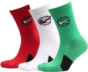 Шкарпетки баскетбольні Nike U NK ED CREW BBALL 3PR різнокольорові (3 пари) DA2123-909