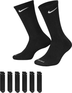 Шкарпетки Nike U NK ED PLS CSH CRW 6PR - 132 чорні (6 пар) SX6897-010