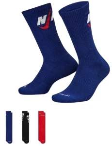 Шкарпетки Nike U NK EVERYDAY PLUS CUSH CREW різнокольорові (3 пари) DH3822-905