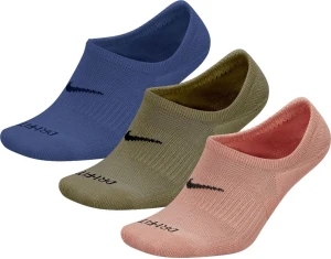 Шкарпетки жіночі Nike U NK EVERYDAY PLUS CUSH FOOTIE різнокольорові (3 пари) DH5463-995