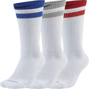 Шкарпетки Nike U NK EVERYDAY PLUS CUSH CREW 3PR білі (3 пари) CZ0502-903