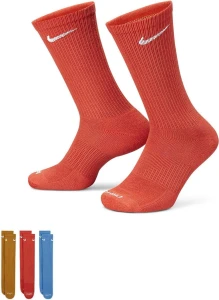 Шкарпетки Nike U NK EVERYDAY PLUS CUSH CREW різнокольорові (3 пари) SX6888-918